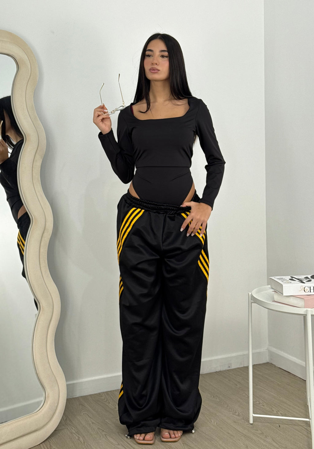 Body basic con scollo quadrato