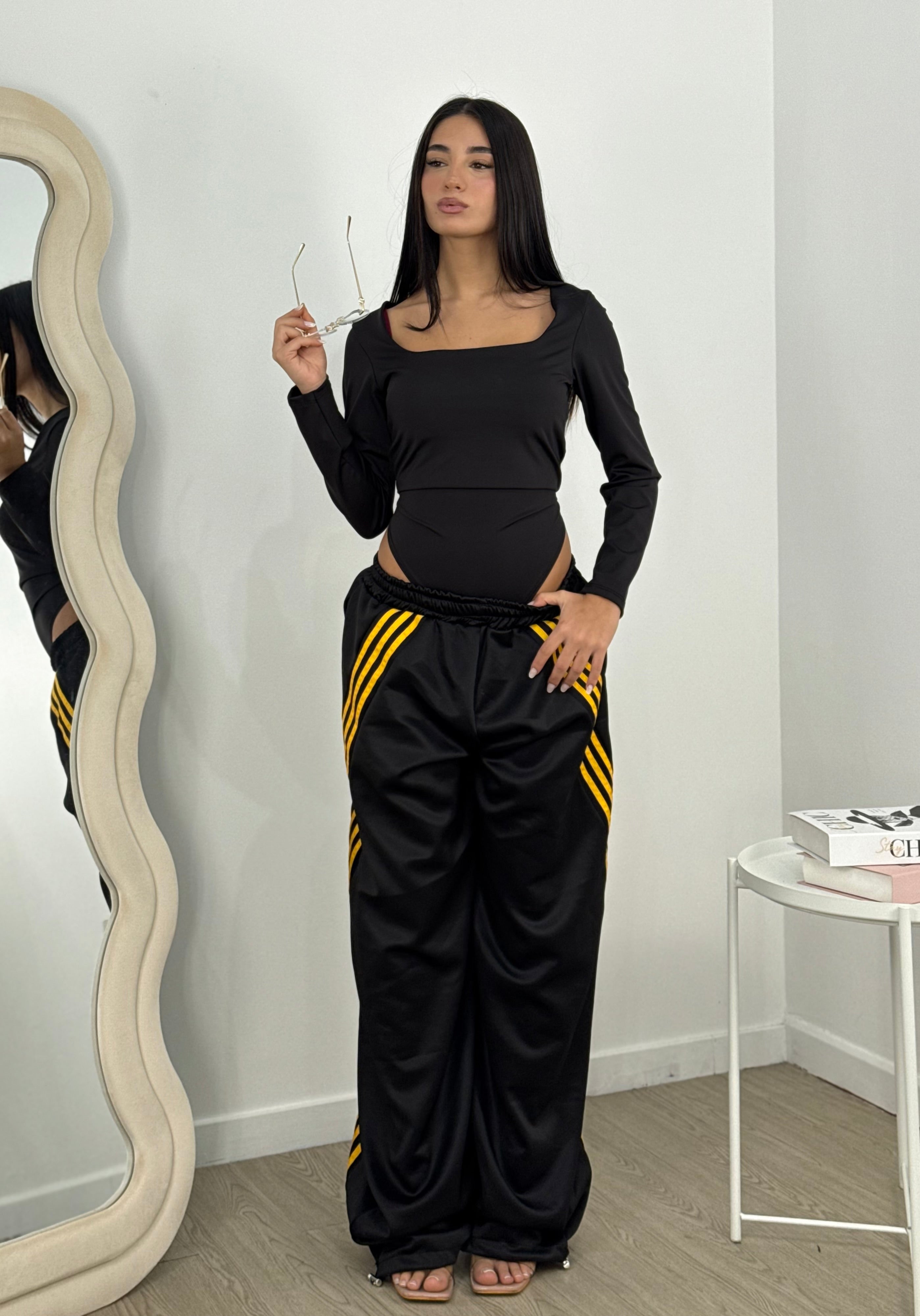 Body basic con scollo quadrato