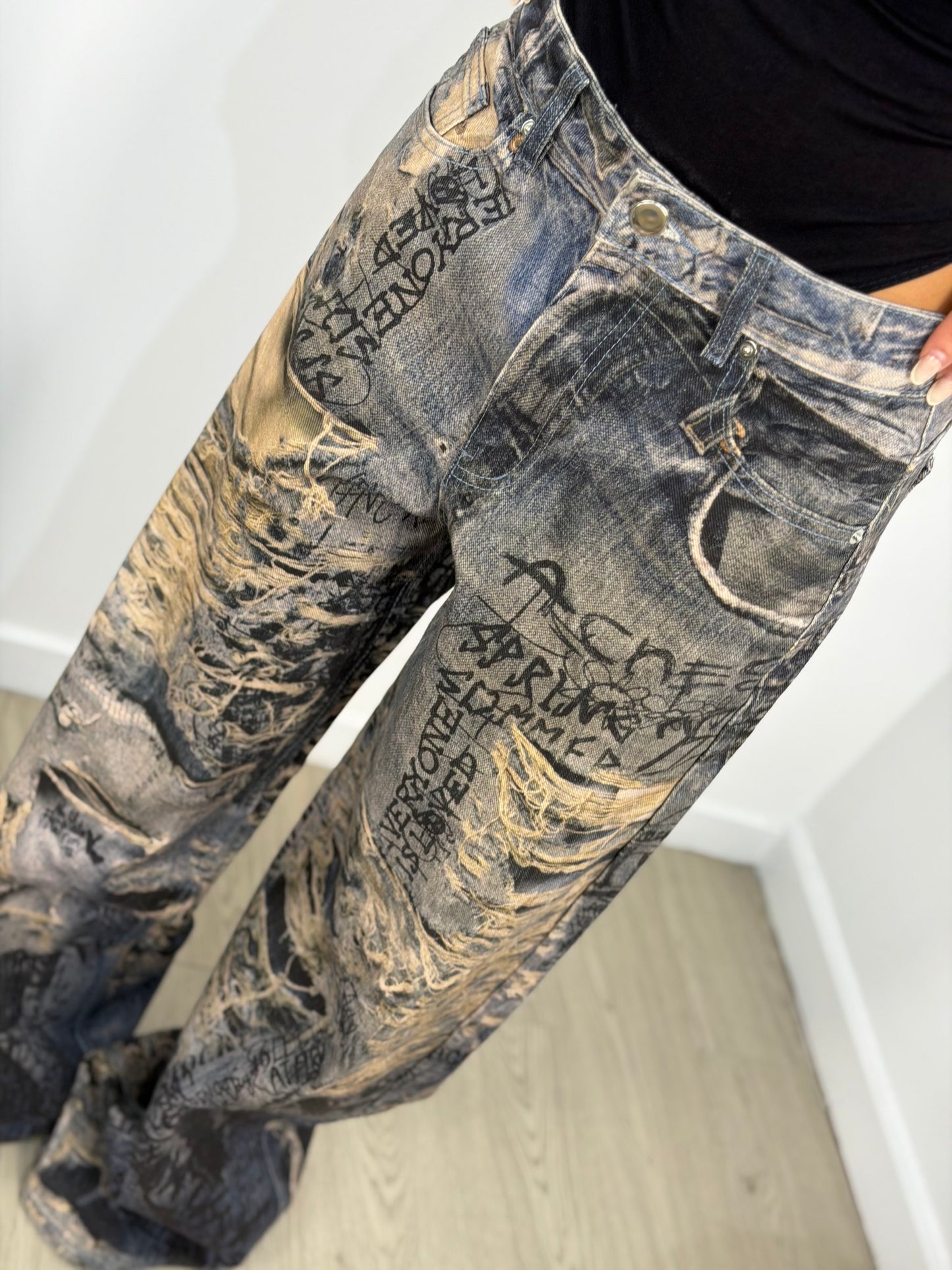 Jeans stampa