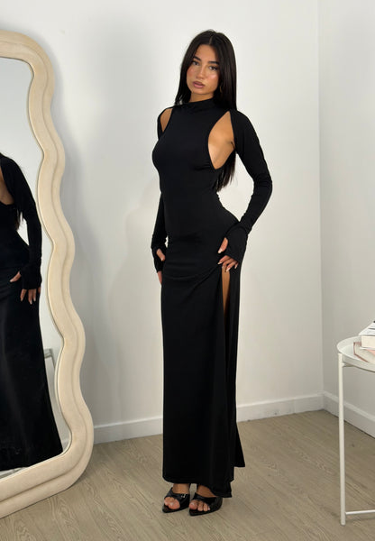 Dress effetto scalda collo