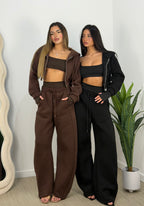 Cord set tuta Sney (PRE ORDINE MARRONE)