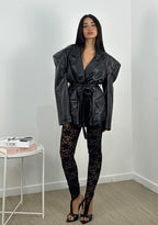 Leggins pizzo con culotte