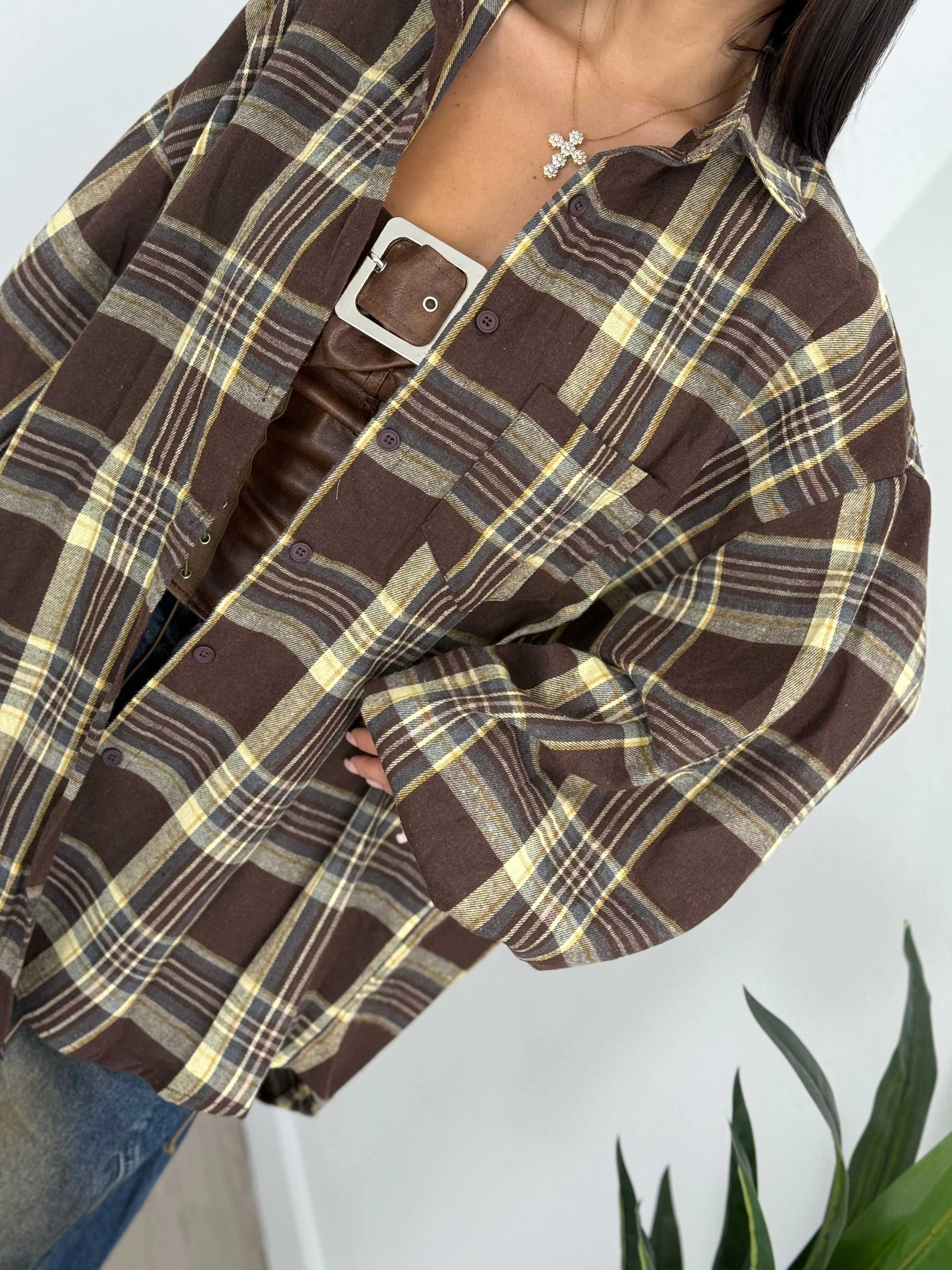 Camicione over scozzese