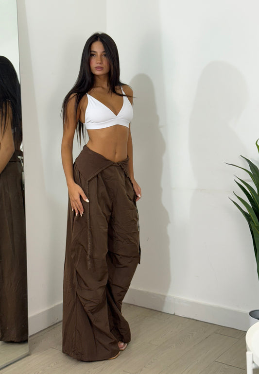 Panta bustier tinta unita