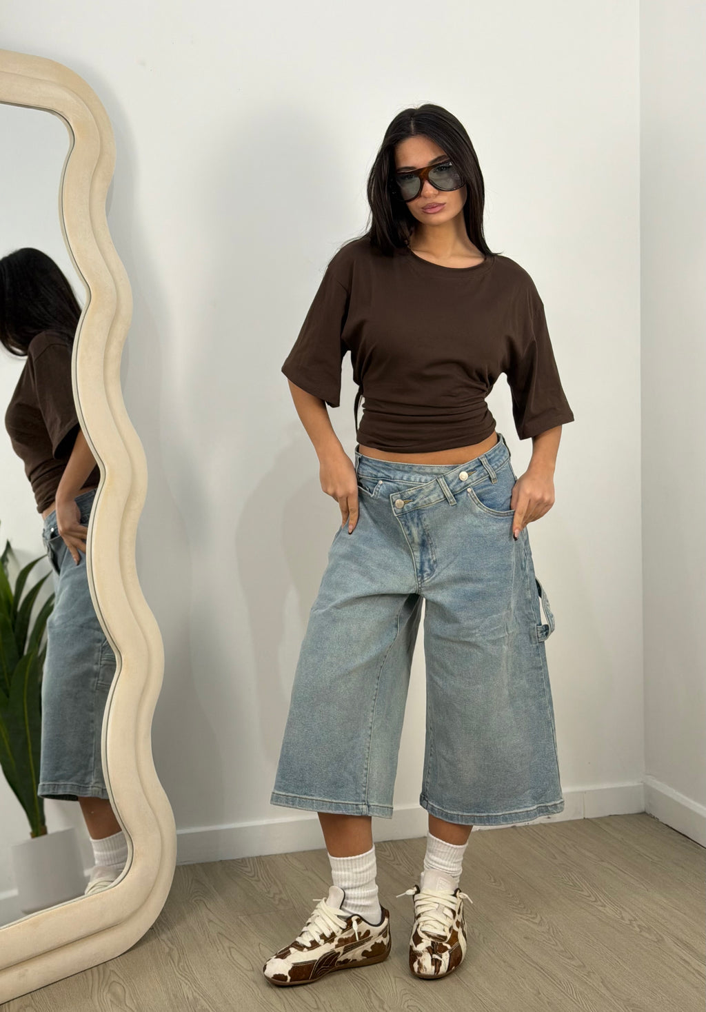 Maglia intreccio retro