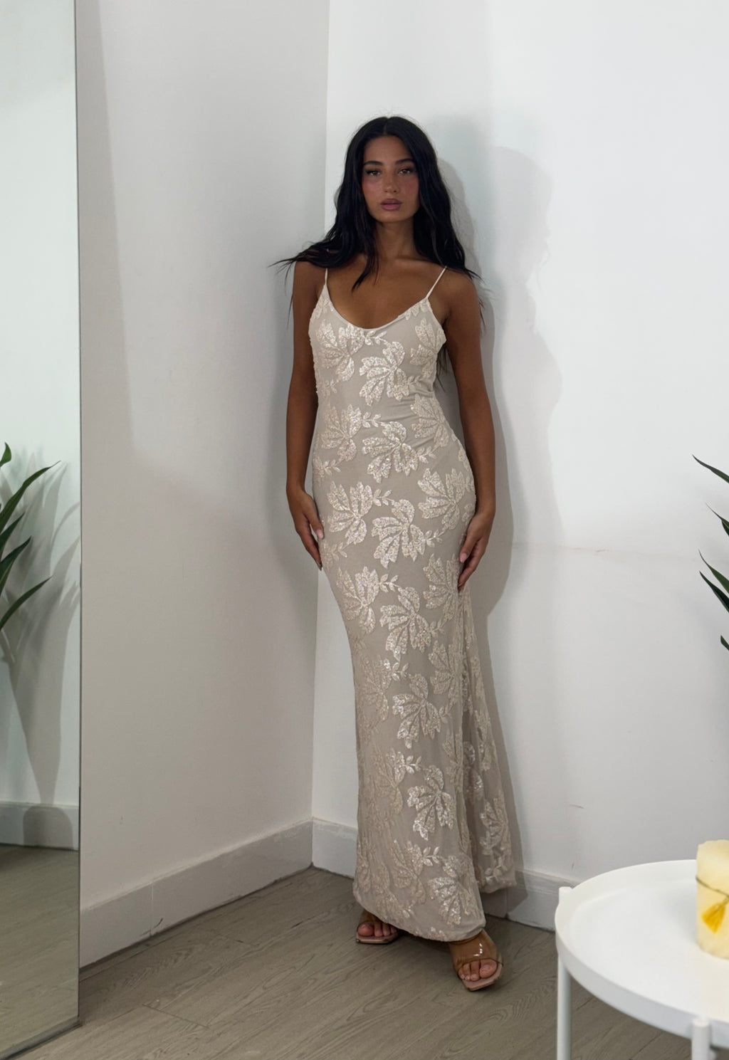 Dress cristalflower longuette