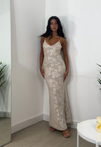 Dress cristalflower longuette