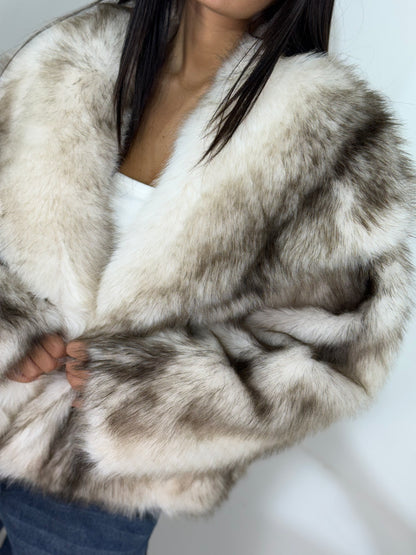 Eco pelliccia maxi