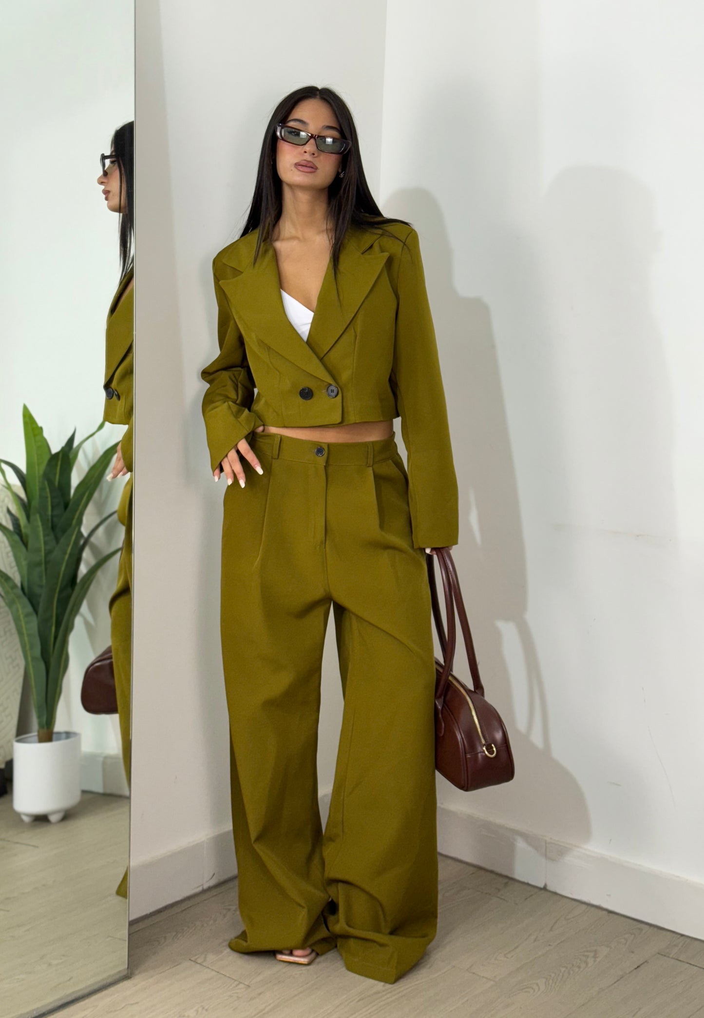 Tailleur crop