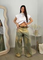 T-shirt spalline over