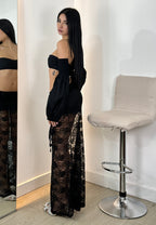 Top maniche a sbuffo