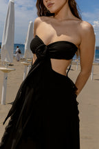 Dress Rosa velo