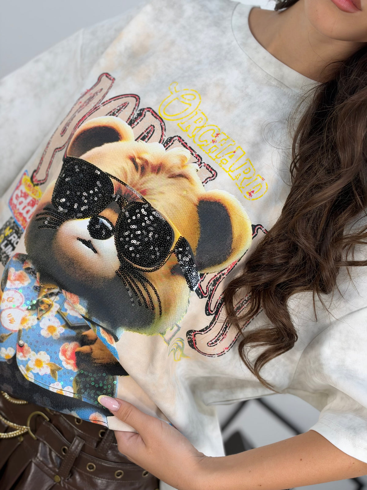 T-shirt over Teddy