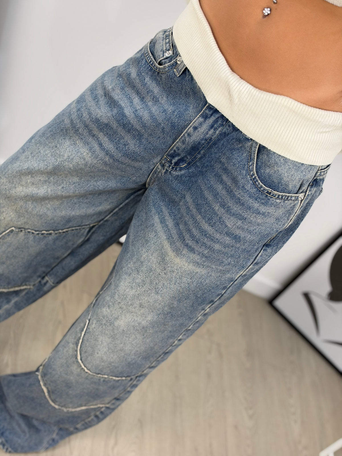 Denim risvolto
