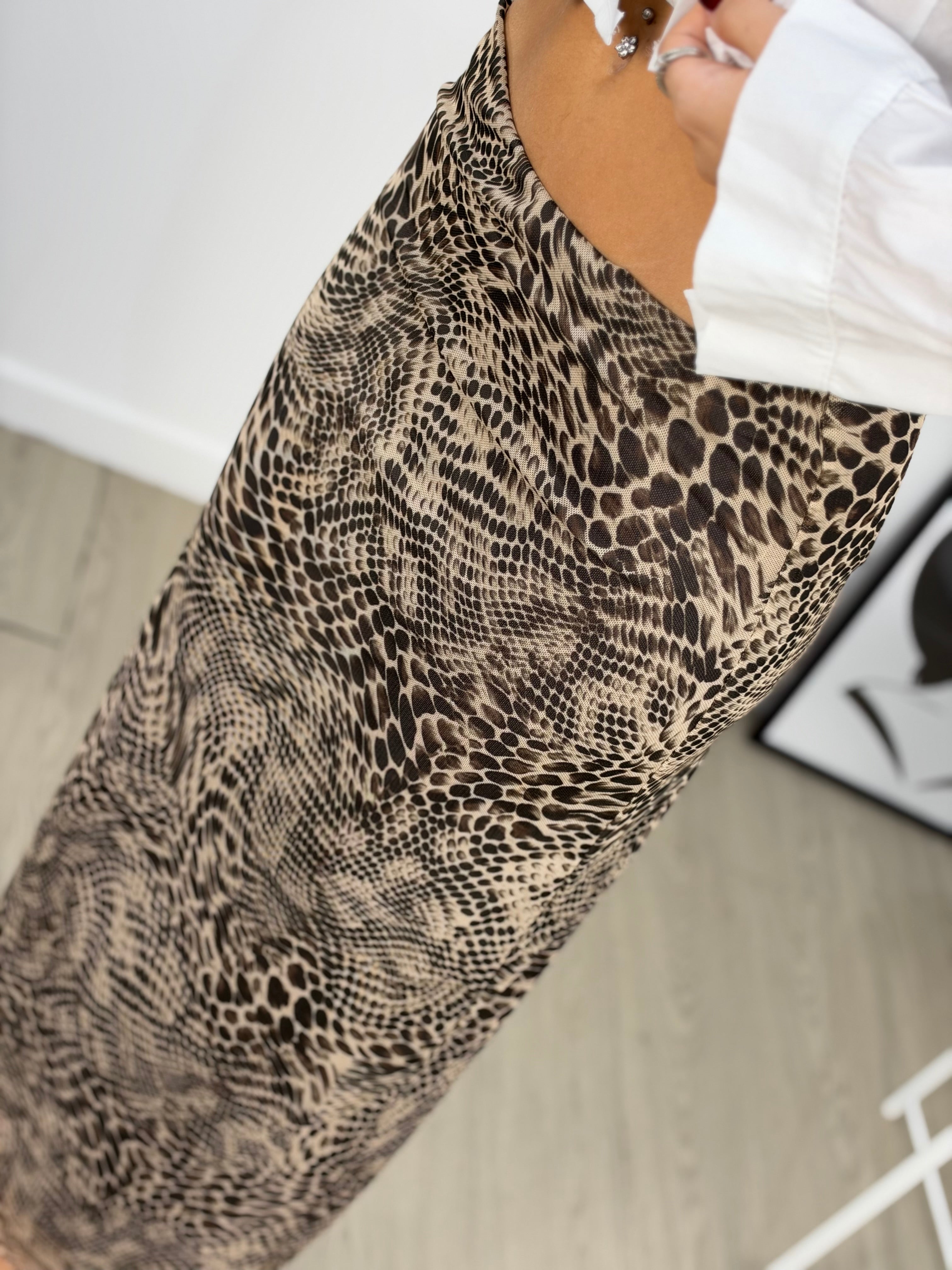 Skirt longuette velo