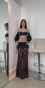 Top maniche a sbuffo